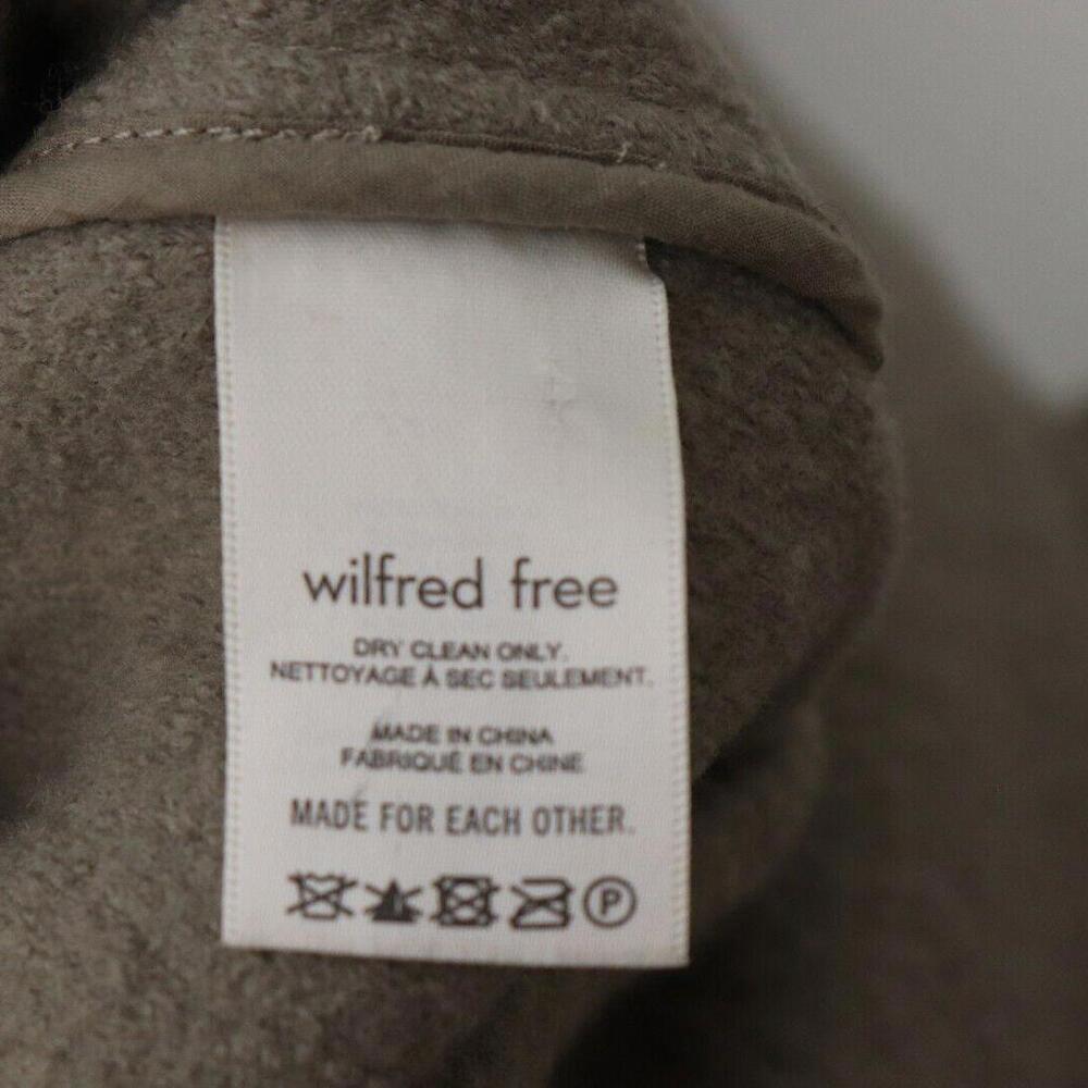 Aritzia Wilfred Free Women XS Olive Beige Ganna Long Shirt Jacket Sold-Out Color - Picture 5 of 8